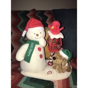 Hallmark 2013 Merry Carolers Singing Dancing Animation Snowman & Max Lights Up!